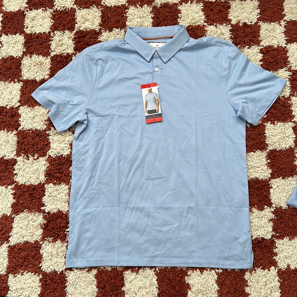 NWT • modern ambition • light blue polo